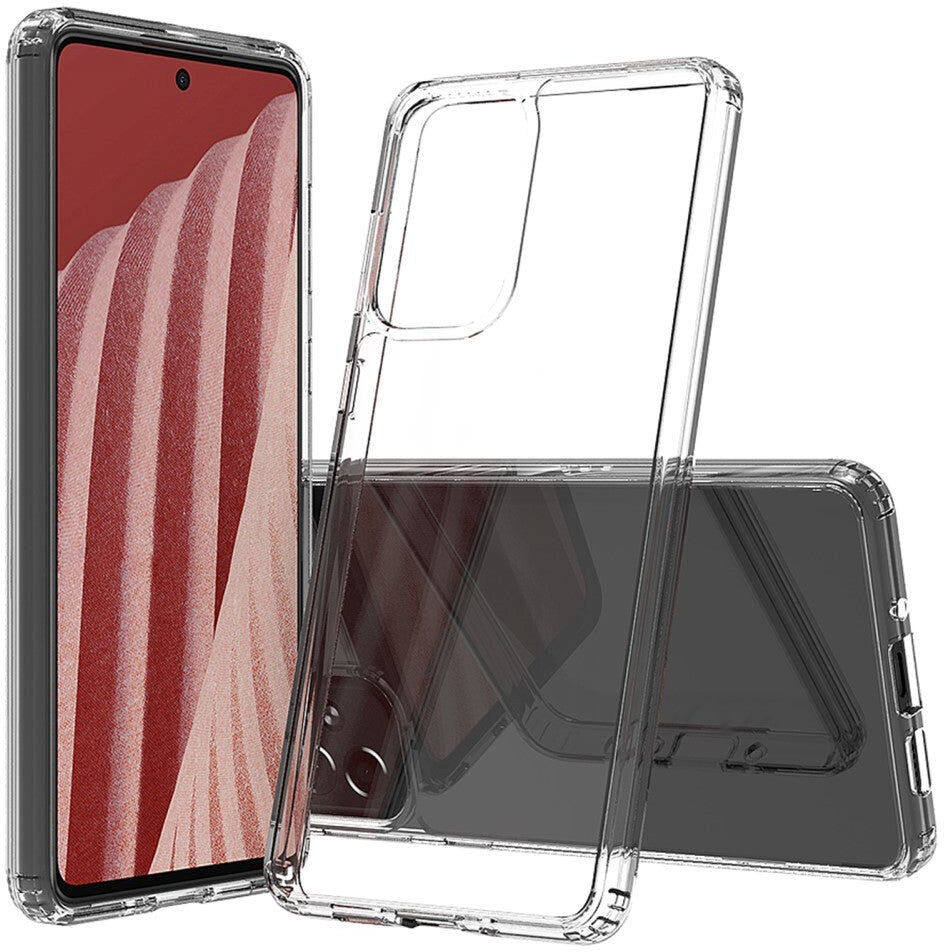INCOVER Samsung Galaxy A73 (5G) Acrylic Hybrid Bumper Bagside Cover - Gennemsigtig