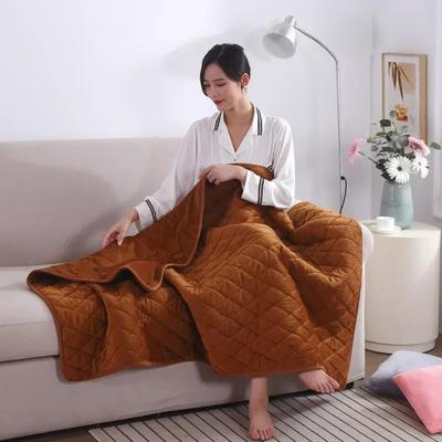Uplift Essentials Portable USB Electric Heated Throw Blanket & Wearable Warm Shawl brown 30 In X 47 In Standard