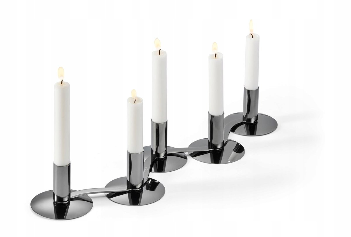 Philippi Quintett Kandelaar - 5 Armig - Donker Titanium