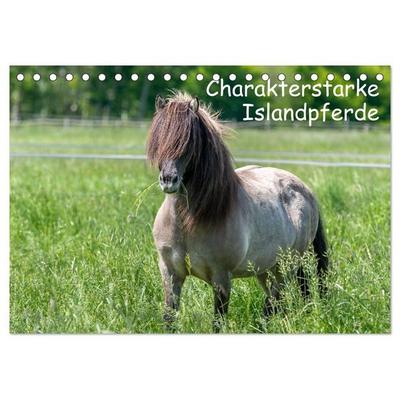 Charakterstarke Islandpferde (Tischkalender 2027 DIN A5 quer), CALVENDO Monatskalender