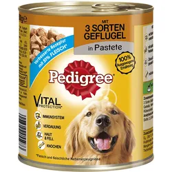 Pedigree Classic 3xGeflügel 12x800 g