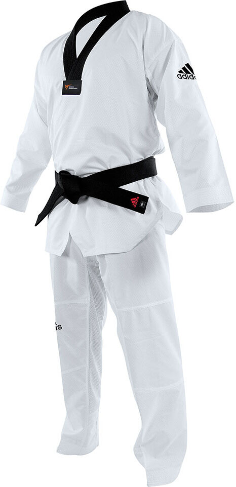 Budofitness Adidas Taekwondodräkt Fighter Primegreen Wt Svart Krage