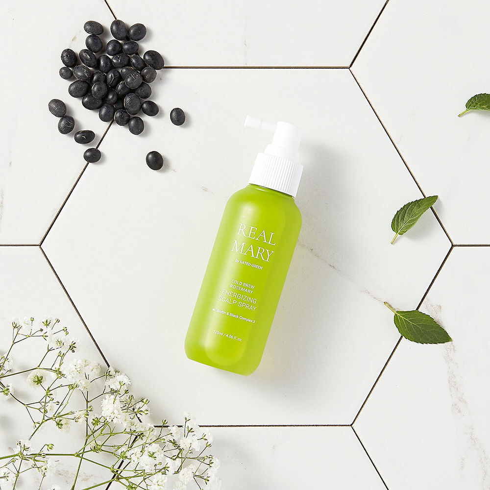 Rated Green Real Mary spray energizante para o couro cabeludo 120 ml