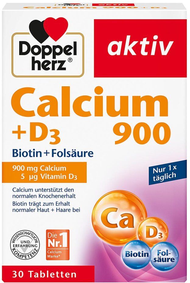Doppelherz Calcium 900+d3 Tabletten