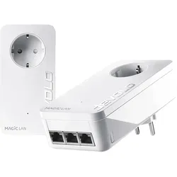 DEVOLO 8510 Magic 2 LAN triple Starter Kit Powerline Adapter 2400 Mbit/s kabelgebunden