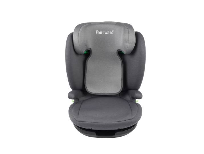 Siège auto enfant AP02 KL004 avec ISOFIX, certifié ECE R129, pour 3 à 12 ans, 100-150 cm, 11-36 kg, noir/gris