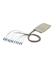 Assmann Glasfaserkabelkiste LC SM X 12 weiß RAL 9010 (A-96933-02-UPC)