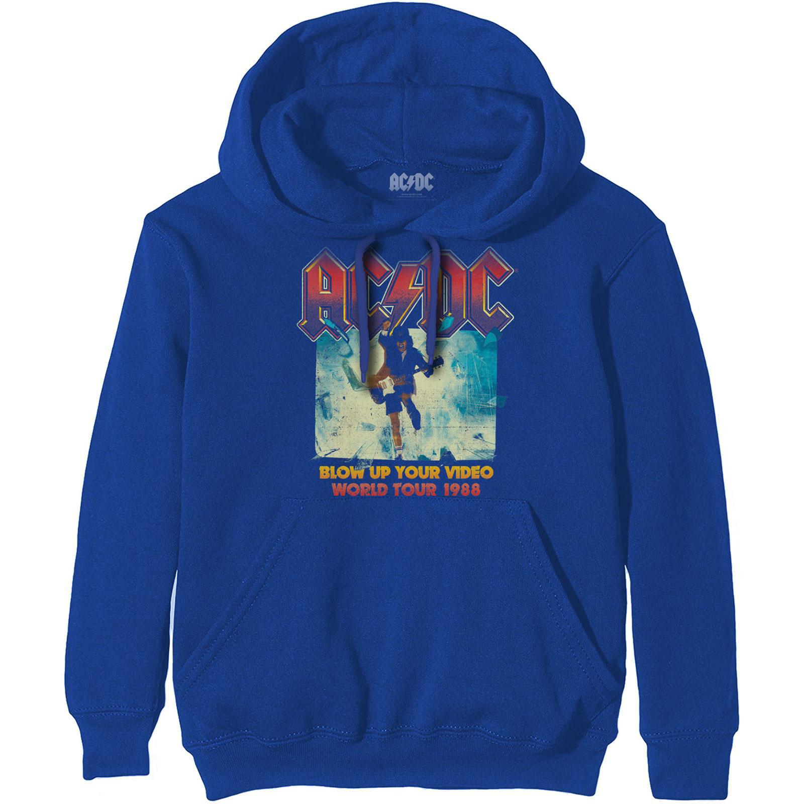 AC/DC Unisex Adult Blow Up Your Video Hoodie (Blauw)