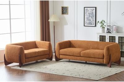Christopher Knight Home - Arion Upholstered Boucle 2-Piece Living Room Sofa Set
