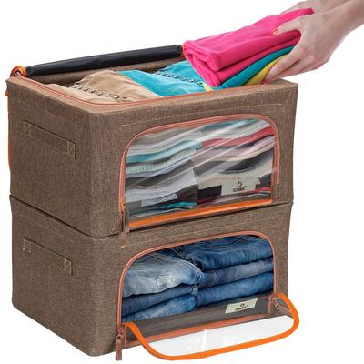 Sorbus Storage Box With Window Small - 2 Pack
