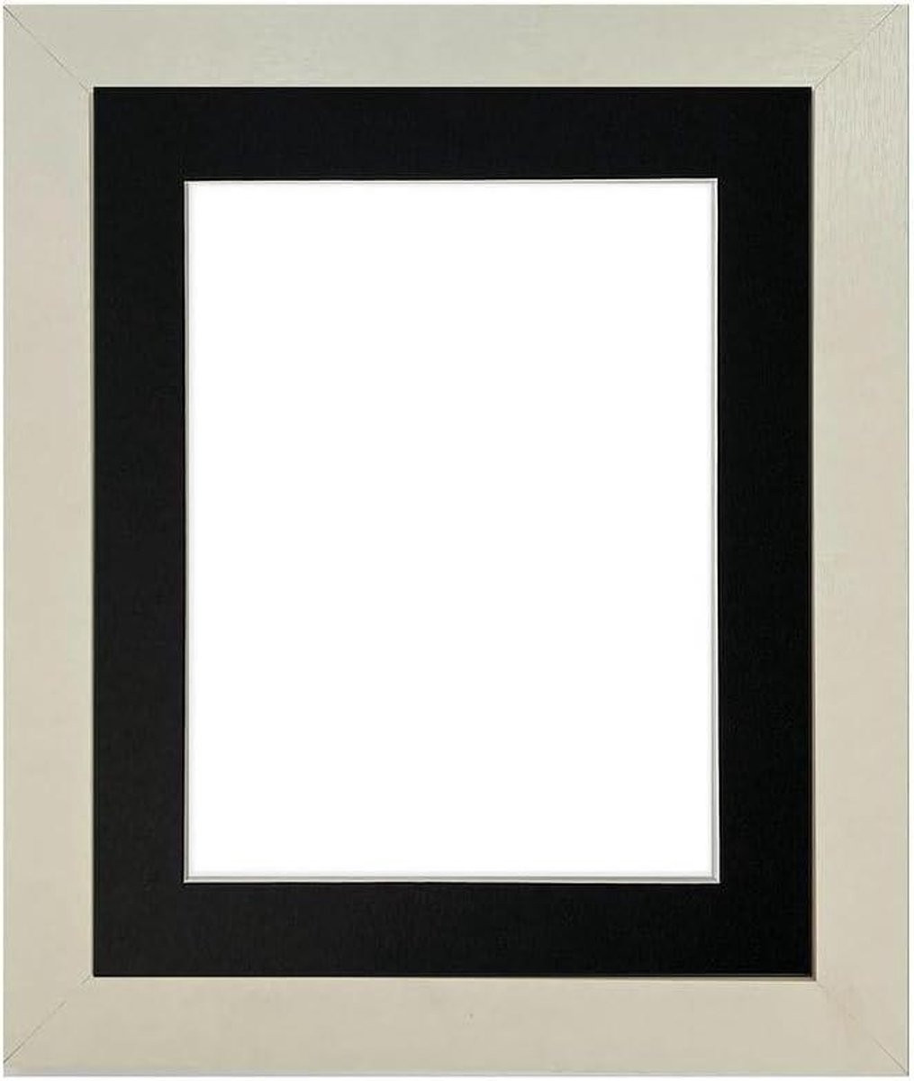 Wit Fotolijst Studio Wandlijst met Passe-partout, 40 x 50 cm