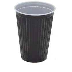 3000x Automaten-Becher PS 0,18 l braun/weiß