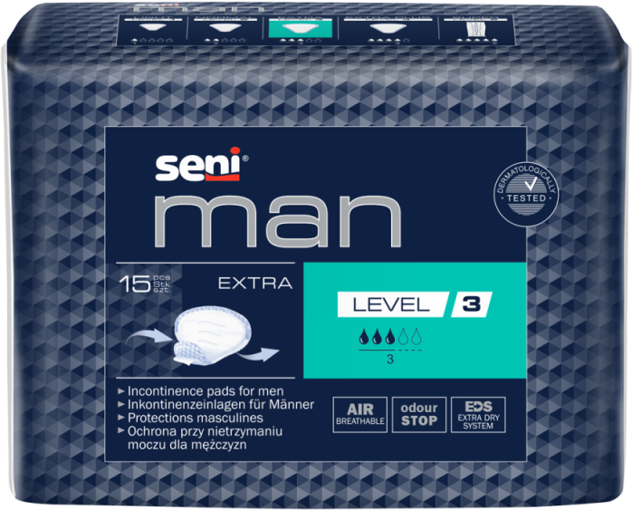 Seni Man Extra Level 3 - 32 paquets de 15 protections