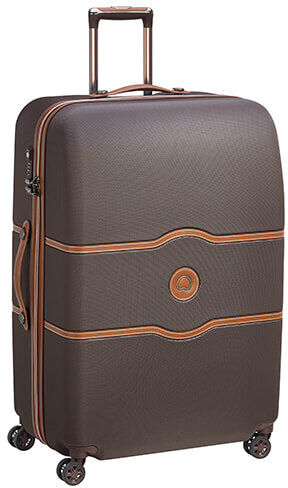 Delsey Chatelet Air 82cm Extra Large 4-Wheel Suitcase - Chocolate