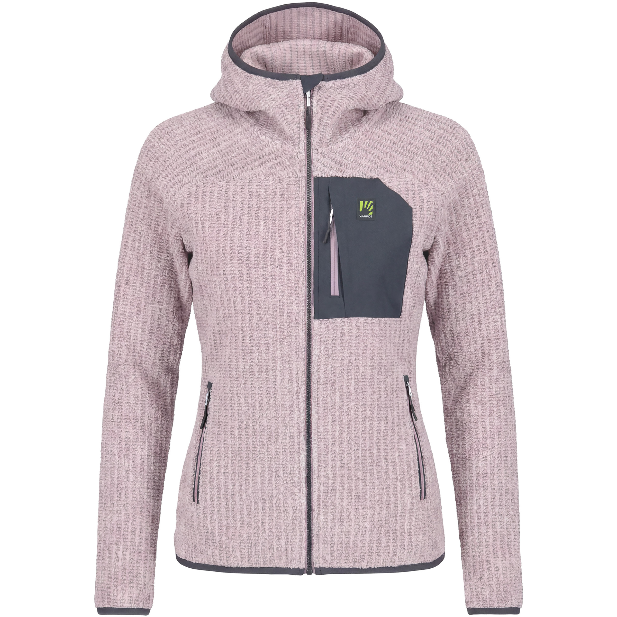 Karpos Rocchetta Evo Fleece Damen Fleecejacke rosa Größe XS Trekking Elastisch