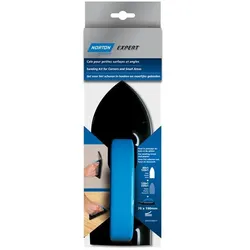 Norton Expert Schleifset für Gips/Holz 70x190mm 1x Block, 2x Schleifgitter, 2x Papier