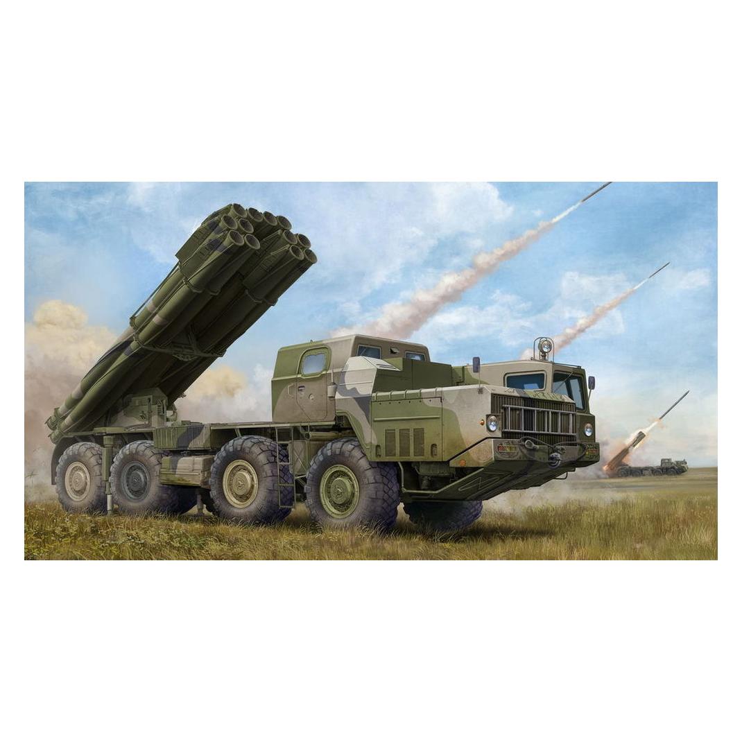 Trumpeter Russian 9A52-2 Smerch-M multiple rocket launcher of RSZO 9k58 Smerch MRLS (01020)