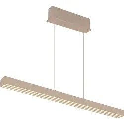 Globo LED-Pendelleuchte Ethan Alu, Eisen, Stahl & Metall Beige Sand