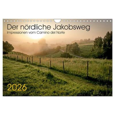 Der nördliche Jakobsweg (Wandkalender 2026 DIN A4 quer), CALVENDO Monatskalender