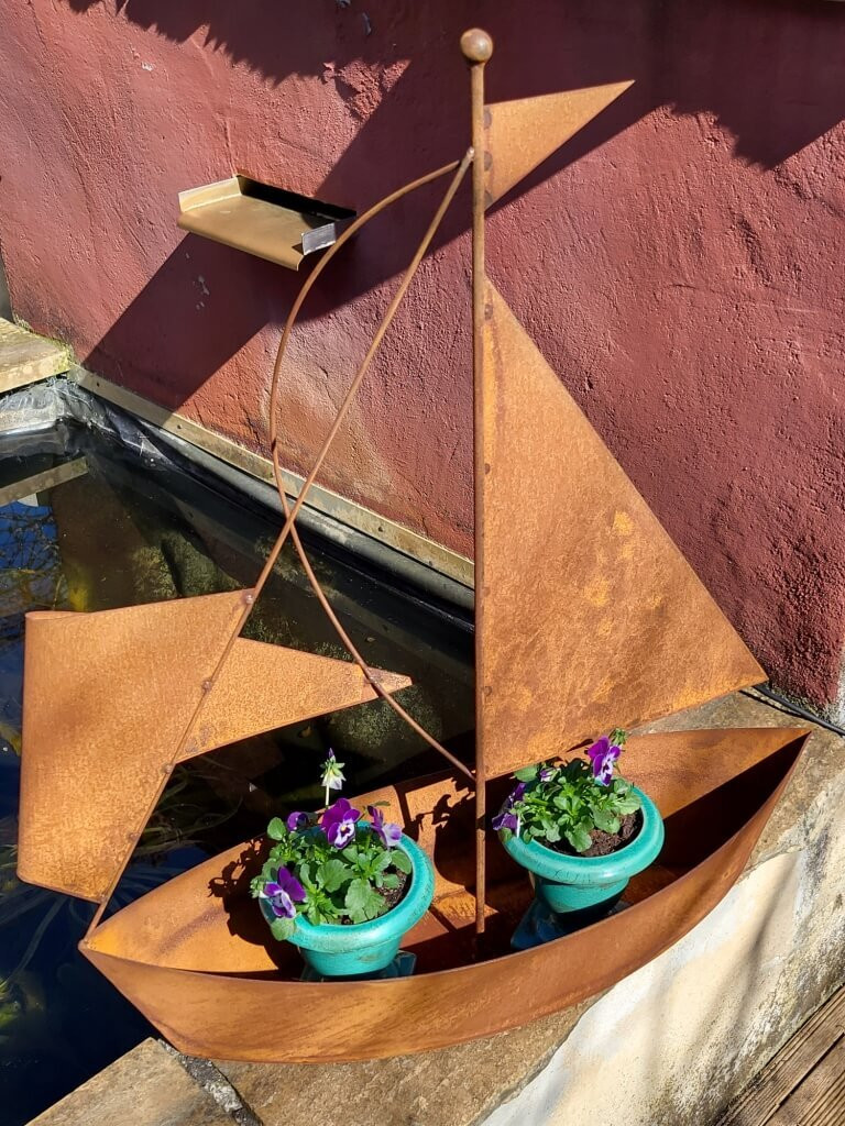 Edelrost schip om te beplanten