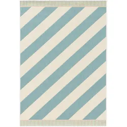 Lytte In- & Outdoor-Teppich Sunny Blau 80x150 cm - Teppich für Balkon, Terrasse & Garten