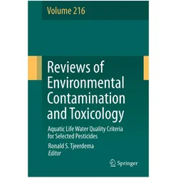 Aquatic Life Water Quality Criteria for Selected Pesticides, Fachbücher von Ronald S. Tjeerdema, Ronald, S Tjeerdema