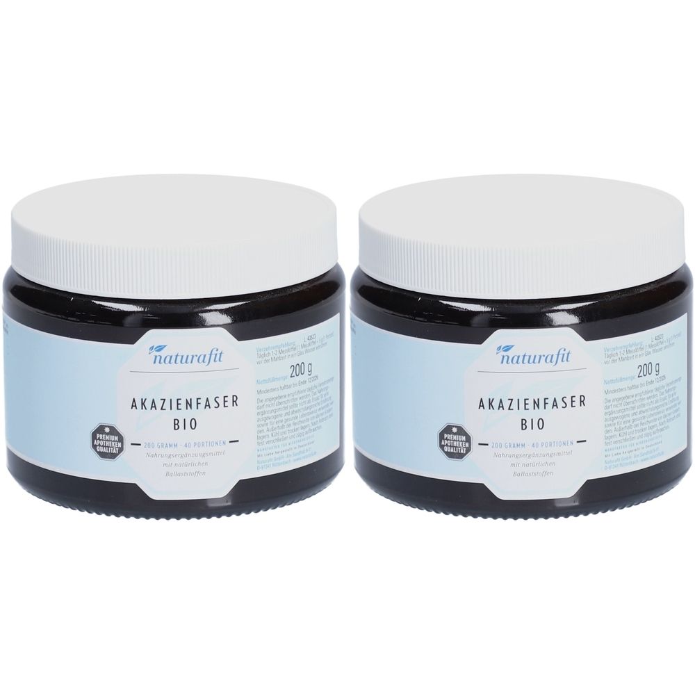 Naturafit Akazienfaser Bio Pulver 2x 2x200 g