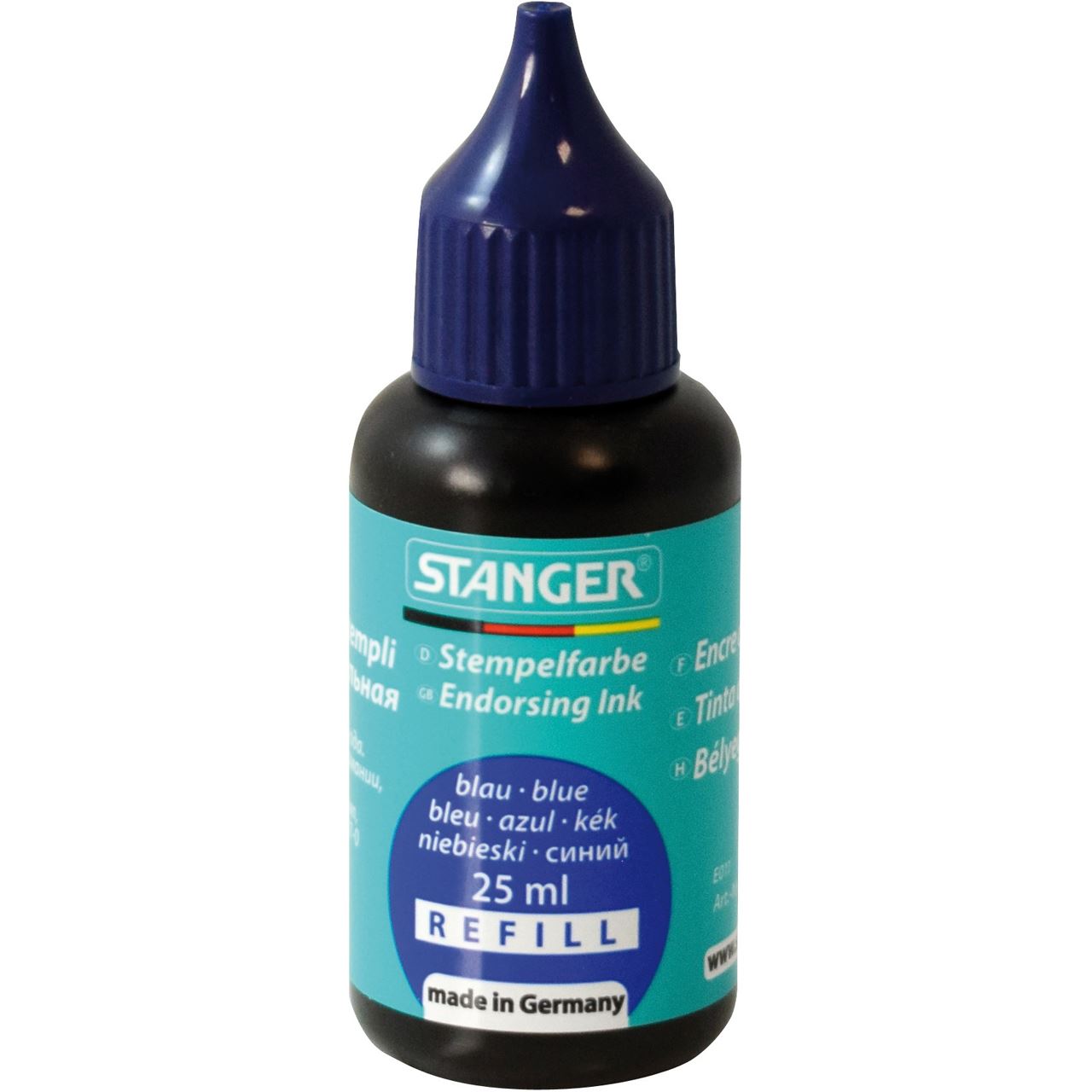 STANGER Stempelfarbe blau 25,0 ml