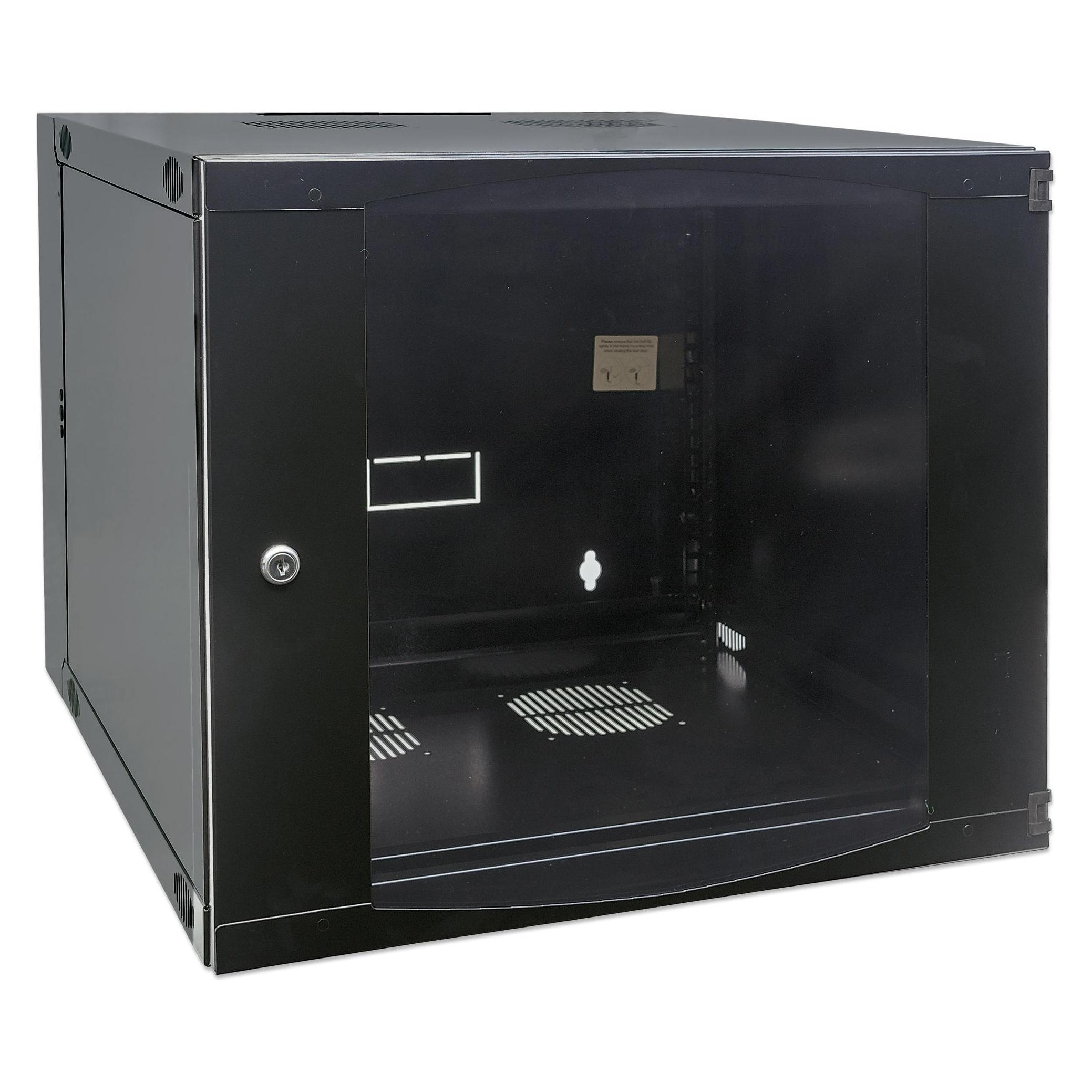 Intellinet 19" Wandverteiler mit Schwenkrahmen (9 HE, 19 Zoll Rack) (713764)