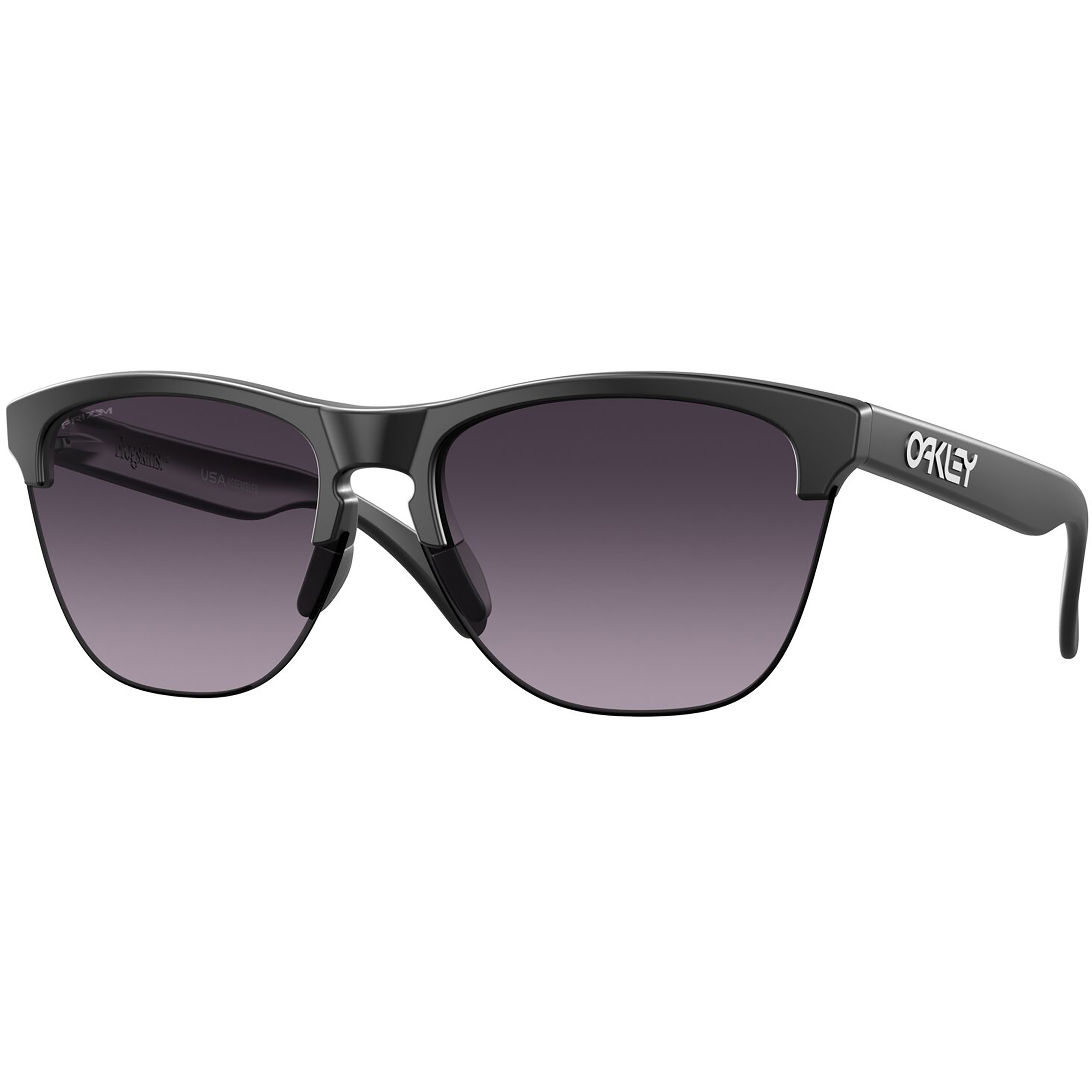 Oakley Frogskins Lite Sonnenbrille Sonnenbrillen schwarz Lifestyle