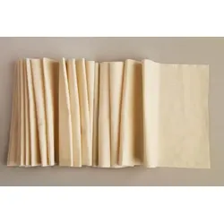 Baumwollband | Dünne Ware | Meterware | ca. 240 mm breit | rohweiß-natur | Weiche Baumwollware als Trägerband und für kreative Näharbeiten