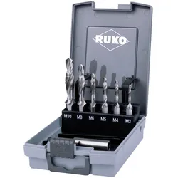 RUKO Kombi-Maschinengewindebohrer-Satz „kurz“ HSS - 7-tlg. - R270020RO