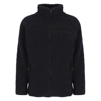 Allwetterjacke BRANDIT "Brandit Herren Teddyfleece Jacket", Herren, Gr. S, schwarz (navy), 100% Polyester, mehrfarbig, normal, amerikanischer Ausschnitt, Jacken