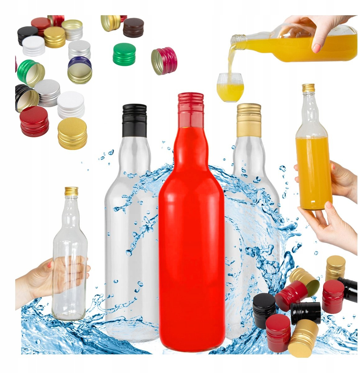 Bimberek Monopol Serie Decoratieve Fles voor Bier of Whisky 700ml