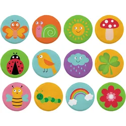 Achoka, Sitzkissen, Sitzkissen Happy Morning Dots (40 x 40 cm)