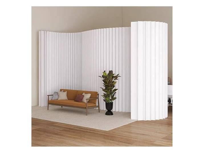 Raumteiler Paravent Faltbare Raumteiler aus Papier, Trennwand für Privatsphäre im Innenbereich, Flexibler und dehnbarer Bildschirm(500x240cm/16.4x7.8FT)