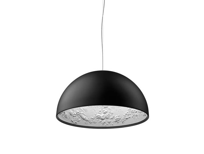 FLOS lampe à suspension SKYGARDEN 2 (Noir mat - Plâtre verni)