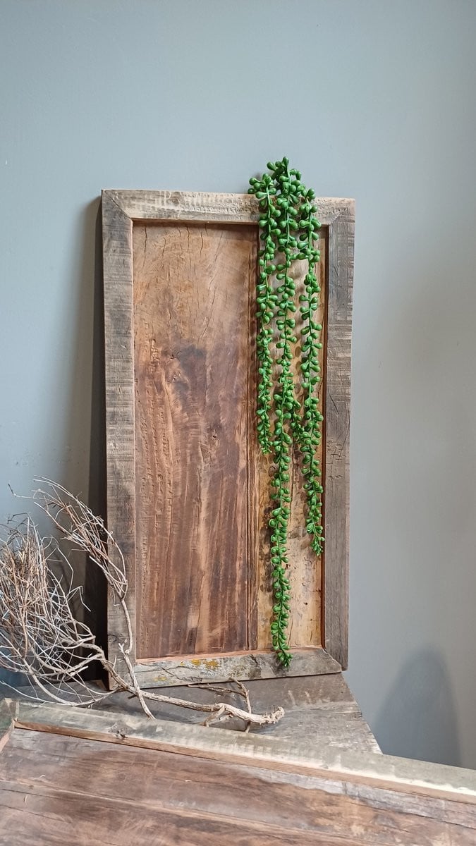 Decoratief dienblad van robuust hout