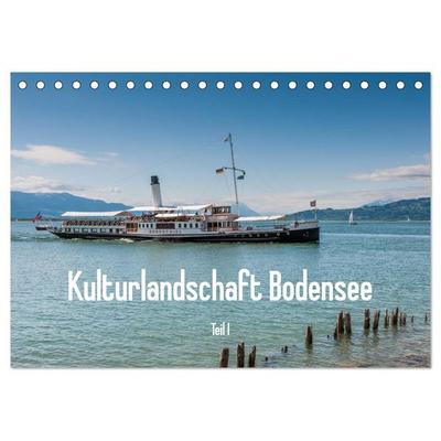 Kulturlandschaft Bodensee - Teil I (Tischkalender 2026 DIN A5 quer), CALVENDO Monatskalender