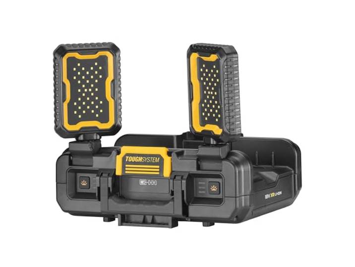 DEWALT Caja luz TOUGHSYSTEM 2.0 pour pros et bricoleurs\, idéal pour assemblage résistant\, norme technique