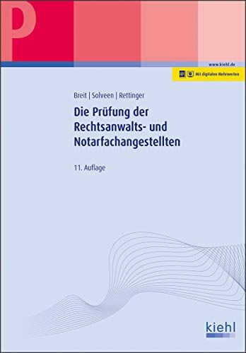 Rainer Breit - Die Prüfung der Rechtsanwalts- und Notarfachangestellten - Preis vom 14.10.2026 23:07:16 h
