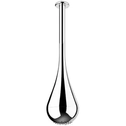 Gessi Goccia Antikalk-Kopfbrause, mit personalisierter Länge, 1/2 Anschluss, 33753713, Farbe: Messing Antik