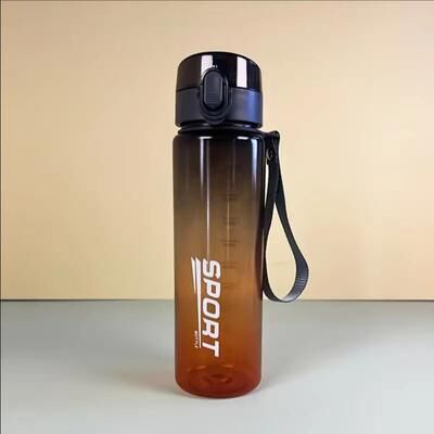 Inspired Finds BPA Free Leak Proof Sports Water Bottle 13.53 Or 18.93 Fl Oz Portable Travel And Hiking Bottle 400ml 3.53 Fl Oz brown Sport