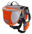 PetsAreLife Outdoor Dog Backpack Orange Small
