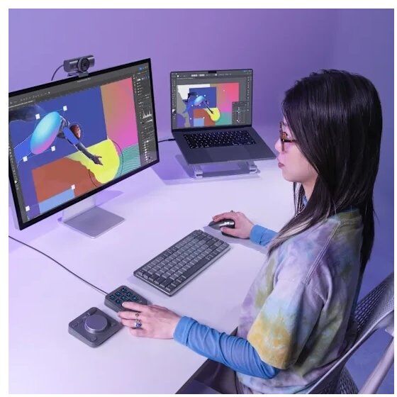 Logitech Mx Creative Console, Grå