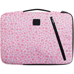 Exacompta Laptophülle Liberty Kunstfaser rosa bis 35,6 cm (14 Zoll) (14", Universal), Notebooktasche, Rosa