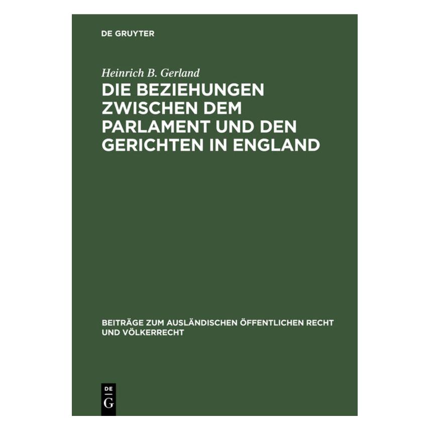 De Gruyter Gerland:Die Beziehungen zwischen dem Pa (Deutsch, Hardcover, Heinrich B. Gerland) (67775497)