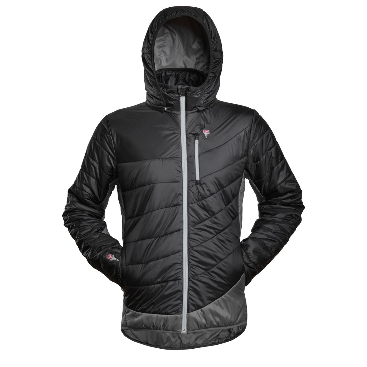 Grüezi Bag Refreshful Silkwool Jacket M black-grey (1004) S 2680-1004-S