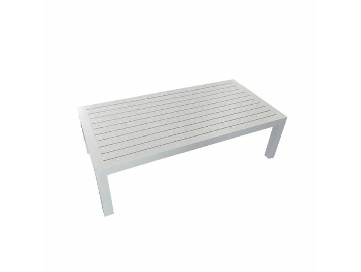 Home Islands New Chalong Beistelltisch - Aluminium weiß Geradlinig &amp; pur, Industrial