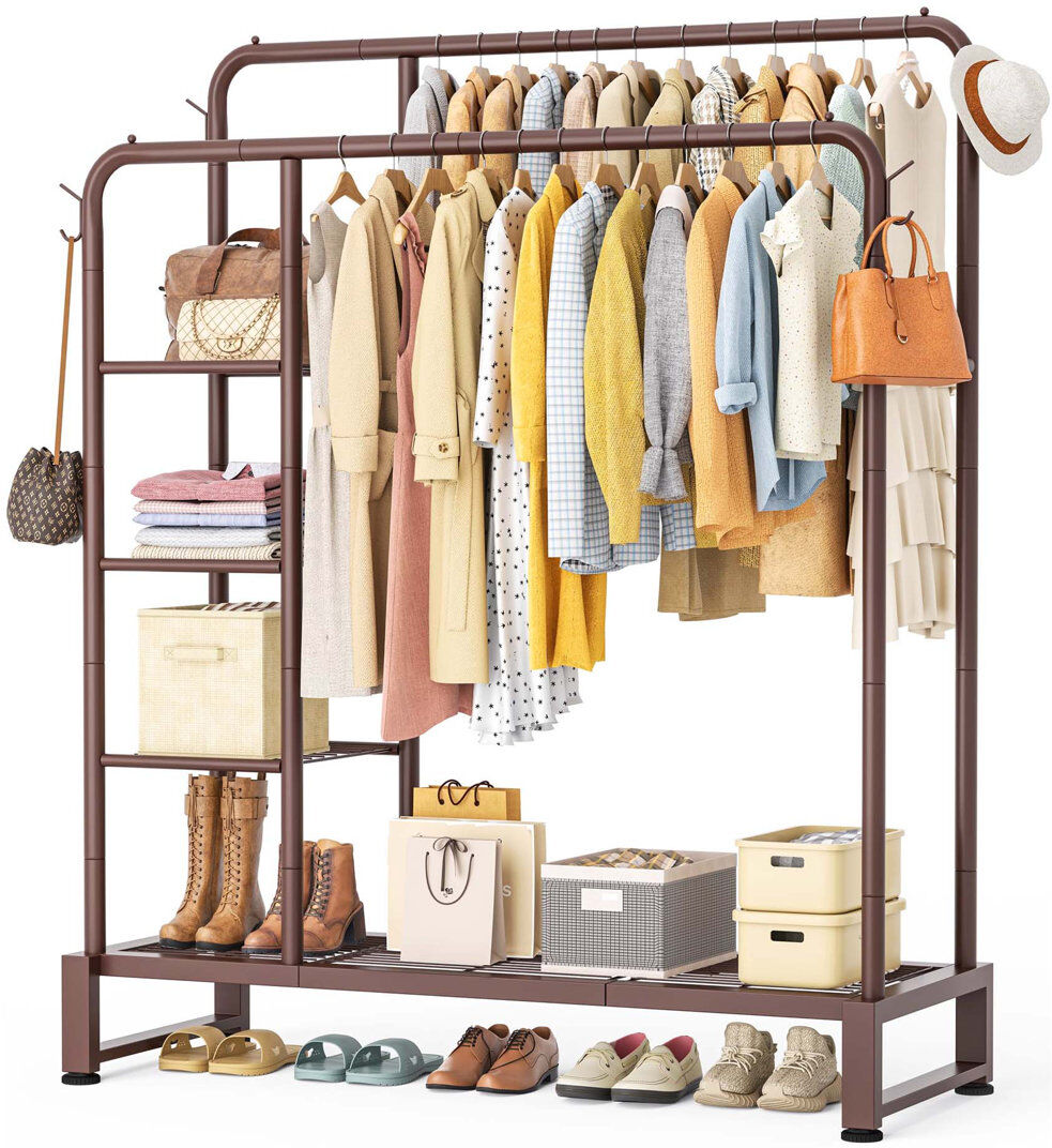 Rebrilliant Bonville 115cm Clothing Rack Brown
